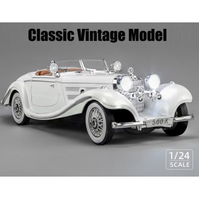 Mașinuță vintage alb